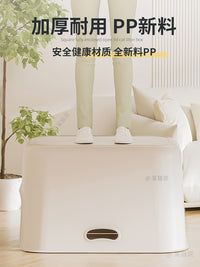 大号猫砂盆57cm长方形开放式防外溅猫厕所白色半封闭幼猫胖猫屎盆