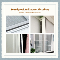 9mm soundproof strip for sliding doors