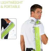 Golf Stand Bag with Double Compartments, Plastic, for Golf Training