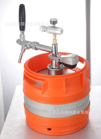 5L塑料桶304不锈钢啤酒桶夜宵摊大排档扎啤桶井式板式KEG