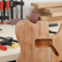 Traditional Unfinished electric Guitar Body Lightweight Hardwood Wood Guitar Body for Luthiers