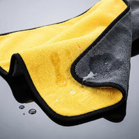 Thick Microfibre Cloth and Coral Fleece Car Drying Towel, Absorbent Microfibre Cloth for Car Drying Towel for Home