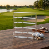 Golf Ball Display Case Wall-Mounted Golf Ball Collection Case Clear for Home Decor