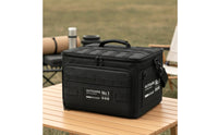 Camp Organizer Bag Portable Foldable Storage Box Easy to Carry Storage Box with Zipper for Camping, Camping