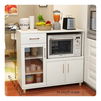 Dining Room Storage Cabinet Modern Minimalist Design Kitchen Buffet Hutch Large Capacity Kitchen Storage Hutch for Homeowners, Families, Home Office