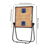 Foldable Training Board Floor Standing Tactic Board Double-Sided for Practice