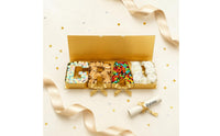 Graduation Gift Box Gold Finish GRAD Letter Box Fold-out Lid Ribbon Bows for Graduates