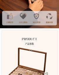 耳环耳饰饰品盒首饰收纳盒戒指项链大容量感耳钉大容量珠宝盒