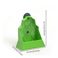Wall-Mounted Reptile Feeder Escape-Proof for Terrarium, Vivarium