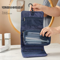 Japanese Style Folding Toiletry Bag with Hook for Travel