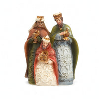 Christmas Three Wise Men Figurine Religious Three Kings Figurines Resin Wise Men Figurines Holiday for Shelf, Bookcase