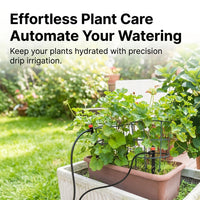 Irrigation System for Home Gardening, 40FT+160FT Poly Pipe Irrigation System, Water Saving Garden Irrigation Tubing for Agricultural Production
