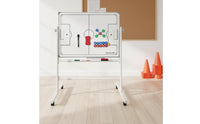 Foldable Folding Stand Board Teaching Aid Basketball Board Sturdy Sports Whiteboard Large Size for Coaches, Teachers, Training, Match, Classroom