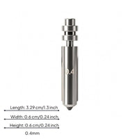 Direct-Fit Hotend Nozzle Easy to Install Quick-Release Nozzle Replacement