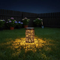 Hollow-out Foliage Lantern Waterproof Outdoor Lighting for Lawn, Patio