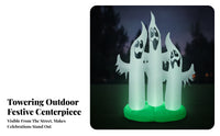 Inflatable Inflatable Specter with LED | Inflatable Decoration with LED Lights, for Yard