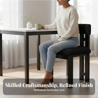 Low-Back Upholstered Chair Comfortable Household Furniture Long-Lasting