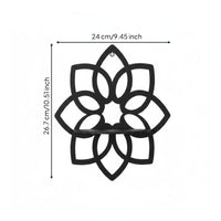 Lotus Flower Corner Shelf Boho Design for Living Room, Meditation Practitioners