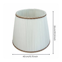Artisan-Made Linen Shade Neutral Color Floor Lamp Shade Light Diffusion
