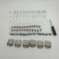 Multi-Sport Helmet Repair Kit with Screws, Nuts, Chin Straps, Face Masks, and Goggles
