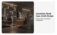Highrear Side Panel Chair Nordic Aesthetic Upholstered Tallreared Armchair Chair Modern Minimalist Thickly Cushioned