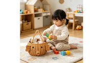 Imitation rattan Pig Basket with Handle Pig Basket Decorative