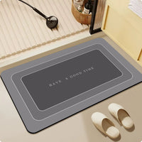 Diatomaceous Earth Bath Mat Soft Surface Diatomite Bath Mat Low-Height