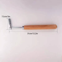 Piano Tuning Tool Kit with Wrench, Tuning Fork, Rubber Rod, 7 Pieces