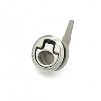 Stainless Steel Embedded Pull Handle Lock Compact Recessed Latch with Pull Handle Long-Lasting Hardware Secure for RV Compartments