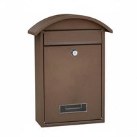 Metal Mailbox Decorative Outdoor Mail Box Powder-Coat Finish Wall Mailbox for Garden
