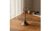 Tiered Tray Stand Metal Tiered Tray Openwork Display Stand Handle for Event Planners