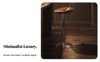 Adjustable rotate Stool with Backrest Italian aesthetic Counter-Height Chair for Pub