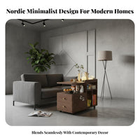 Rolling Sofa Rolling Table with Drawers Modern Design Household Furniture
