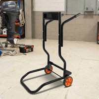 Outboard Motor Stand with Wheels Stable Outboard Motor Trolley Sturdy Boat Engine Carrier for Mechanics