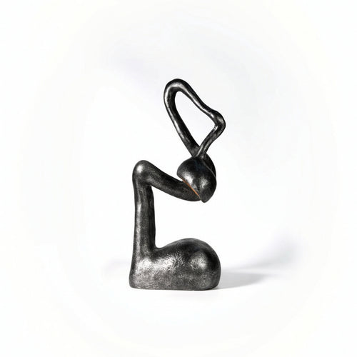 Abstract Art Sculpture Moody Resin Statue Unique for Entryway, Shelf, Homeowners