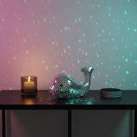 Disco Ball Dolphin Sparkling Mirrored Dolphin Figurine Great Gift for Office