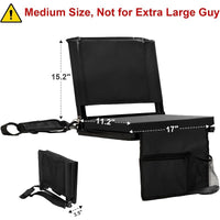 Portable Oxford Fabric Folding Chair for Outdoor Stadium and Camping