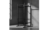 Adjustable Squat Rack with Pull-up Bar Heavy Duty Power Cage Sturdy Workout Machine Stable for Home Gym
