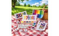 Math Toy with Wooden Base Hands on Counting and Color Sorting Toy Interactive Number Matching Game for Kindergarteners, Young Children, Classroom