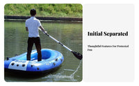 Automatic Inflation Inflatable Dinghy Thickened Design Portable Fishing Boat Puncture-Resistant Boating Equipment Long-Lasting for Anglers, Outdoor Enthusiasts, Families