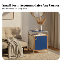 Cylindrical Frame Frame Cabinet Minimalist Design Nightstand Versatile