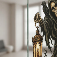 23 Pieces Halloween Window Decal Removable Window Clings Transparent Glass Cling with Spooky Designs