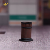 VM 1/64 Scale Oil Drum Bench Trash Can Miniature Scene Model Hand-Painted Resin Figure