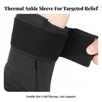 Low-Profile Ankle Wrap with Strap