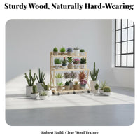 Multi-Tier bloom Pot Holder Space-Saving Display Shelf Easy to Assemble