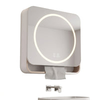 Smart Bathroom Mirror Cabinet with LED Light & Anti-Fog