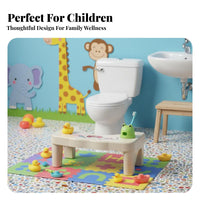 Toilet crouchting Stool Thickened Toilet Potty Stool adaptable for Seniors