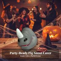Easy to Wear Pig Nose Mask Lightweight Cosplay Pig Nose Elastic Strap for Adults, Cosplayers, Halloween, Stage Performances