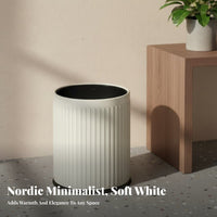 Large Capacity Indoor Garbage Can Easy to Clean Modern Minimalist Trash Can Long-Lasting Thickened Body Aperture Top Waste Bin Removable Inner Buckets for Living Room, Kitchen, Bedroom, Bathroom