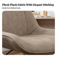 Armless Shell Chair space-efficient Design Computer Seat Space-Saving for Young Adults